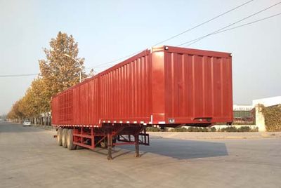 Zhongji Huashuo brand automobilesXHS9401XXYEBox transport semi-trailer