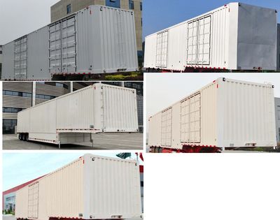 Zhongji Huashuo brand automobiles XHS9401XXYE Box transport semi-trailer