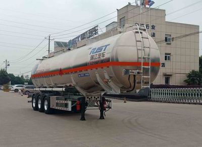 Ruijiang  WL9407GRYJ06 Aluminum alloy flammable liquid tank transport semi-trailer