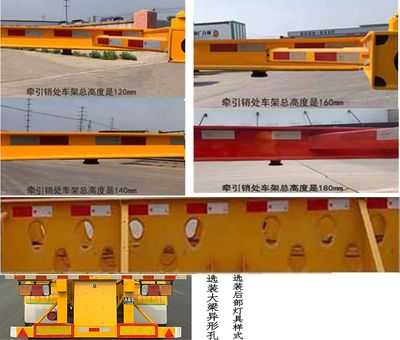 Xintaiyuan brand automobiles XTY9350TJZ Container transport semi-trailer