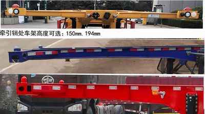 Xintaiyuan brand automobiles XTY9350TJZ Container transport semi-trailer