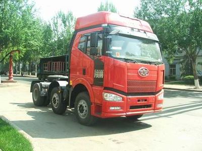 Jiefang Automobile CA4250P66K24T3E4 Flat head diesel semi-trailer tractor