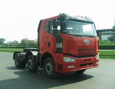 Jiefang Automobile CA4250P66K24T3E4 Flat head diesel semi-trailer tractor