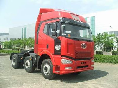 Jiefang Automobile CA4250P66K24T3E4 Flat head diesel semi-trailer tractor