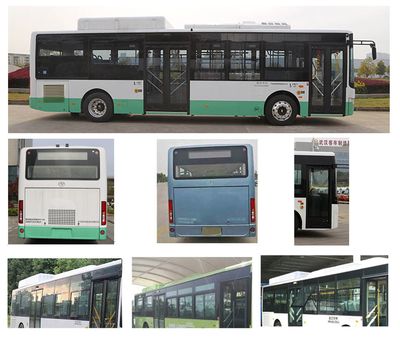 Huazhong Automobile WH6102GBEV2 Pure electric low entry city buses