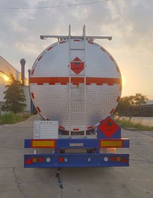 Mastercard SDW9401GRY48YA Aluminum alloy flammable liquid tank transport semi-trailer