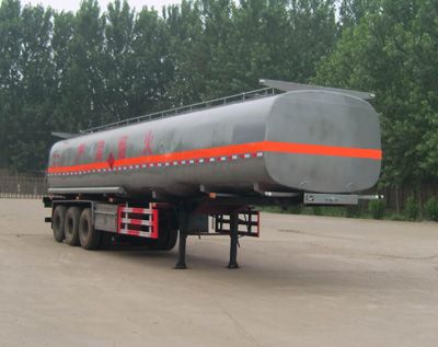 Qilu Zhongya  DEZ9401GRYB Flammable liquid tank transport semi-trailer