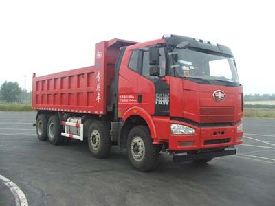 Jiefang Automobile CA3310P66K24L4T4AE5 Flat head diesel dump truck