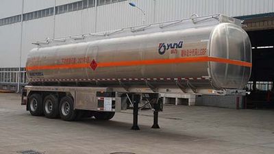 Yunli  LG9400GYYA Aluminum alloy oil transport semi-trailer