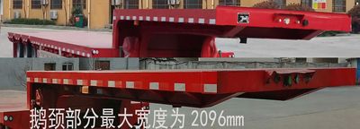 Liangshan Yangtian  SDB9403TDP Low flatbed transport semi-trailer