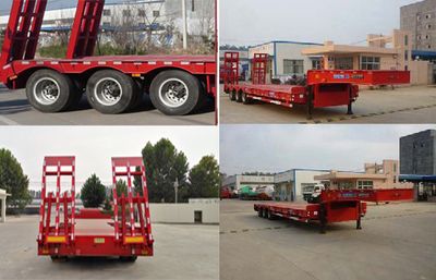 Yinqi  TTY9400TDP Low flatbed semi-trailer