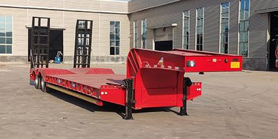 Changxing Automobile CXC9351TDP Low flatbed semi-trailer