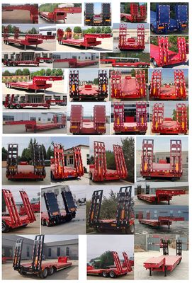 Changxing Automobile CXC9351TDP Low flatbed semi-trailer