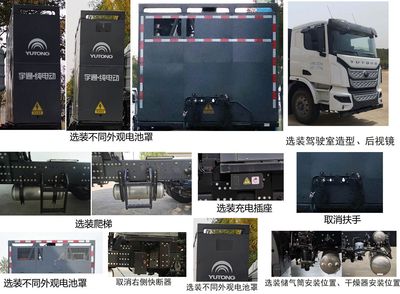 Yutong  ZKH4250P4BEV Battery swappable pure electric semi-trailer tractor