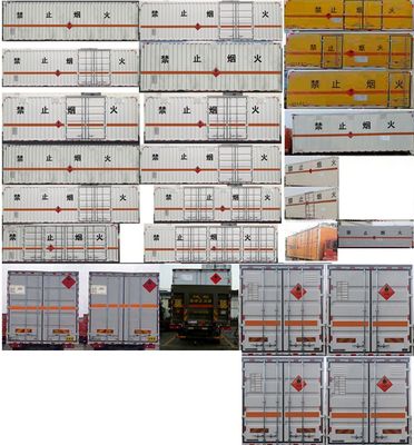 Zhuanzhi  YZZ5260XRQJC6 Flammable gas box transport vehicle