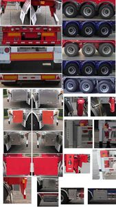 Tonghua  THT9400GPGH Ordinary liquid transport semi-trailer