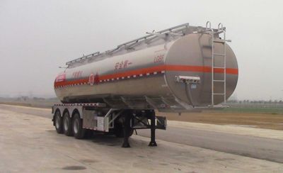 Yongqiang  YQ9405GYYCT2A Aluminum alloy oil transport semi-trailer