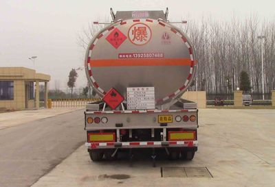 Yongqiang  YQ9405GYYCT2A Aluminum alloy oil transport semi-trailer