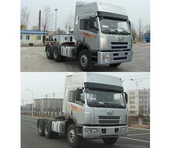 Jiefang Automobile CA4252P21K2T1A2E Flat headed diesel semi-trailer tractor