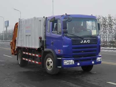 Jianghuai brand automobiles HFC5160ZYSKR1ZT Compressed garbage truck