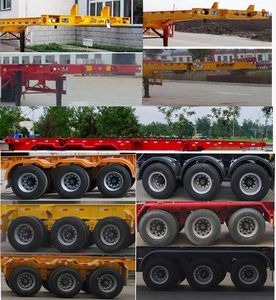 Wanfeng  WWX9401TJZ Container transport semi-trailer