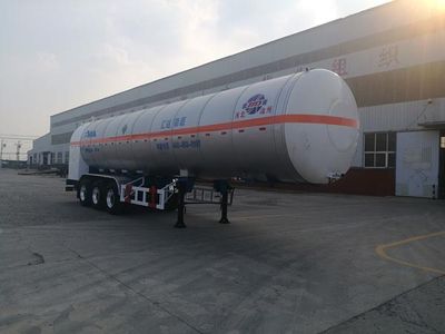 Huida brand automobiles YHD9405GDY Low temperature liquid transport semi-trailer