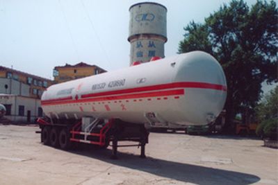 Lu Zheng  ZBR9400GYQ Semi trailer for liquefied gas transportation