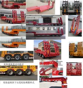 Pengqian  LPY9401TDP Low flatbed semi-trailer