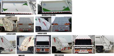 New Dongri  YZR5180ZYSE Compressed garbage truck