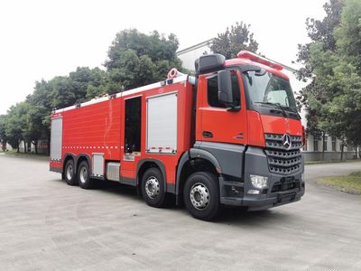 Chuanxiao brand automobiles SXF5372GXFPM180B Foam fire truck