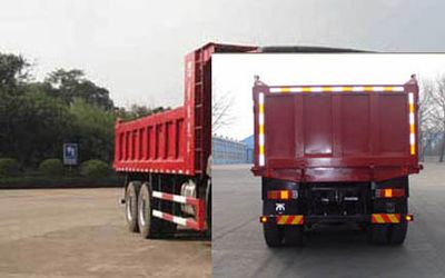 Jiefang Automobile CA3251P2K2L3T1E4A80 Flat head diesel dump truck