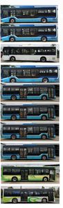 Chinese license plate cars TEG6105BEV01 Pure electric city buses