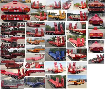 Yongsheng Automobile LYS9407TDP Low flatbed semi-trailer