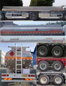 Lingyu  CLY5321GYYE3 Aluminum alloy oil tanker