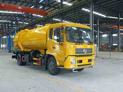 Huatong brand automobiles HCQ5165GQWDFL Cleaning the suction truck