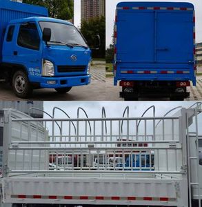 Jiefang Automobile CA5040CCYK11L1E5J Grate type transport vehicle