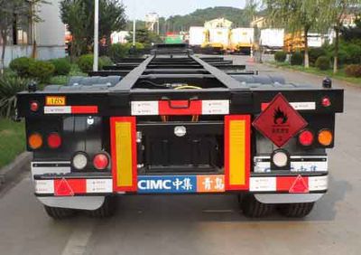 CIMC ZJV9351TWYQD Transport semi-trailer of dangerous goods tank frame