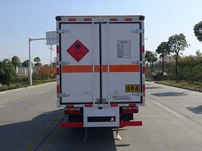 Huatong brand automobiles HCQ5037XRQE Flammable gas box transport vehicle