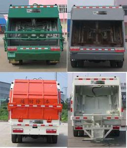 Huatong brand automobiles HCQ5041ZYSKM5 Compressed garbage truck