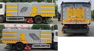 Huatong brand automobiles HCQ5180TWQDFH6 Road pollution removal vehicle