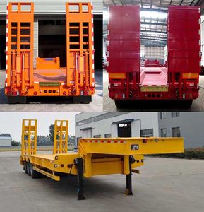 Zhide Shengyu  MSD9400TDP Low flatbed semi-trailer