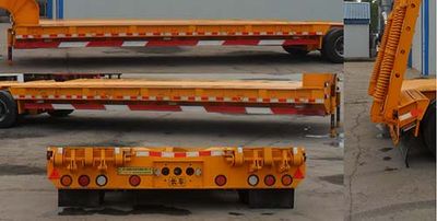 Zhide Shengyu  MSD9400TDP Low flatbed semi-trailer