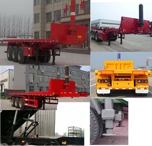 Tongqiang  LJL9401ZZXP Flat dump semi-trailer