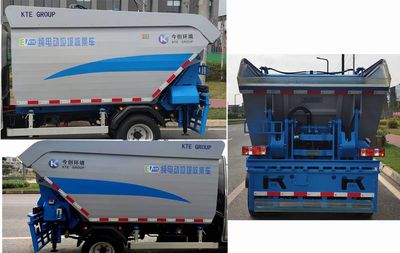 Jinchuang Jialan Brand Automobile KTE5031ZZZDEV Pure electric self loading and unloading garbage truck