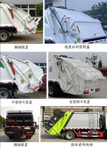 Runzhixing  SCS5070ZYSEQ6 Compressed garbage truck