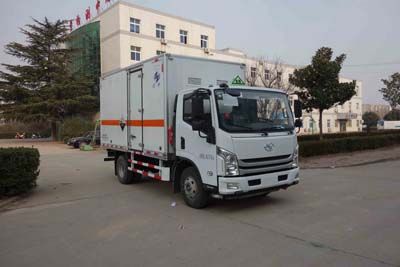 Hongyu  HYJ5080XFWSH Corrosive goods box transport vehicle