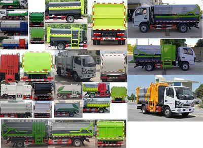 Huatong brand automobiles HCQ5048ZZZEQ6 Hydraulic Lifter Garbage truck 