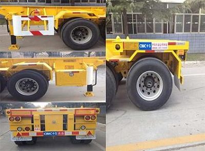 Liangshan Dongyue  CSQ9400TWY Transport semi-trailer of dangerous goods tank frame