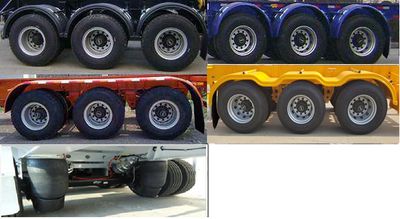 Liangshan Dongyue  CSQ9400TWY Transport semi-trailer of dangerous goods tank frame