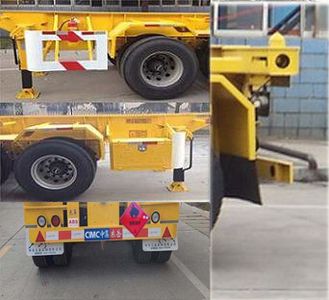 Liangshan Dongyue  CSQ9400TWY Transport semi-trailer of dangerous goods tank frame